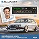 Blaupunkt Hamburg SQM 23 DAB, 1-DIN Autoradio in Youngtimer-Design, Retroradio, Vintageradio DAB+, Bluetooth, Freisprecheinrichtung, 2xUSB, Aux-Eingang, Sub-Out, Variocolour Display, 200W