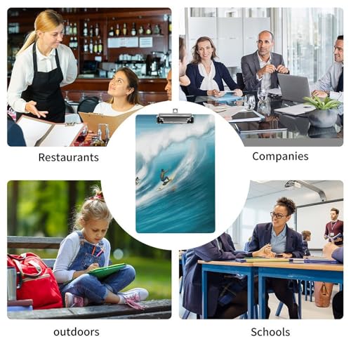 Porte-bloc pour le travail et le bureau en acrylique A4 idéal pour vos déplacements