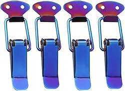 MiOYOOW 4 peças de prendedor de gancho de carro, kit de clipes de segurança de aço inoxidável para veículo resistente para porta-malas de carro universal