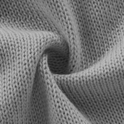 Cambkatl Men's Long Open Front Cardigan Sweater Solid Color Casual Long Sleeve Knitted Sweaters Outerwear with Pockets3