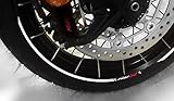  labelbike - Tiras Pegatina para Ruedas Compatible para Moto Scooter Honda X-ADV 750 Xadv - Blanco