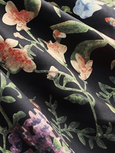 CIDER Maxi Skirt for Women Floral Print A Line Mid Waist Long Skirts Flowy Beach Vacation Daily Casual3