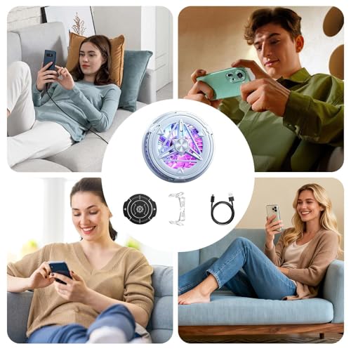 Enfriador para teléfono y tabletas ideal para el hogar con luz led 5