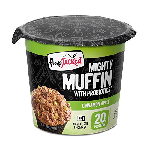 FlapJacked Mighty Muffins, Gluten-Free Cinnamon Apple, 12 Pack