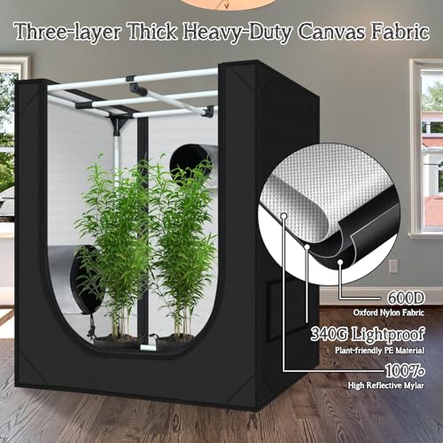 Image of Zazzy Grow Tent 18 inchx30 inchx36 inch Heavy Duty Indoor Growing Tents