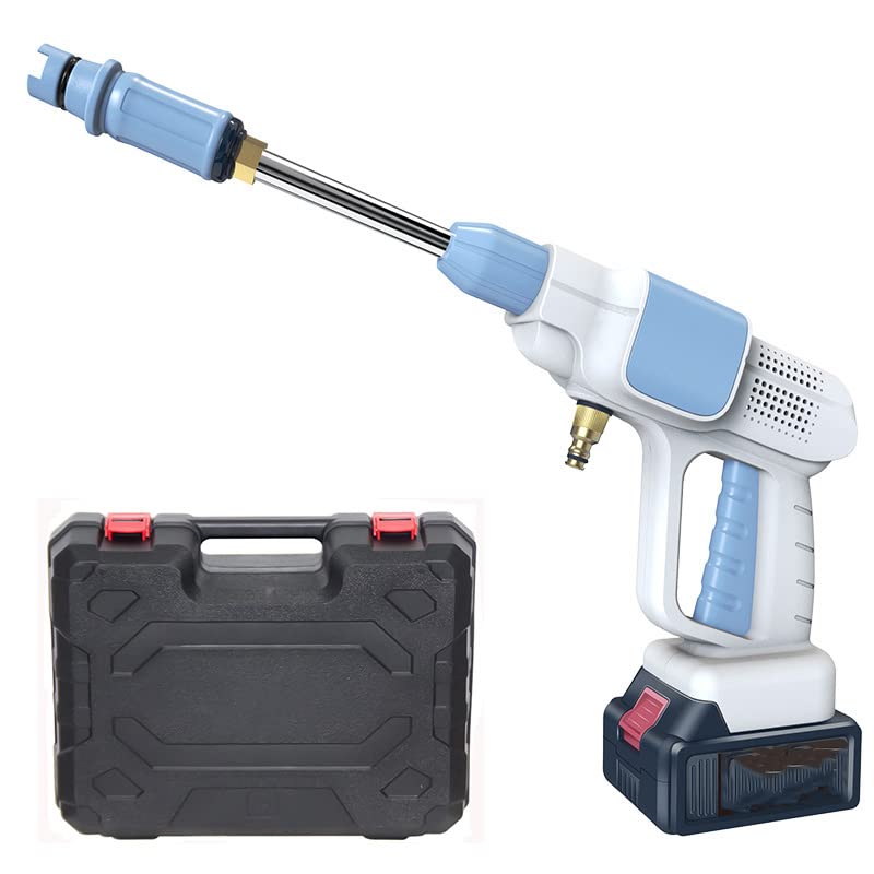 Nettoyeur haute pression sans fil 24V avec bouteille de savon et pistolet de pulvérisation