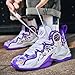 Imagen de Kmrlofiy Zapatillas de Baloncesto Hombre Antideslizantes Zapatos de Baloncesto Unisex Ligeras Transpirables Masculinos Aire Libre Deportivas Zapatillas Correr Gimnasio