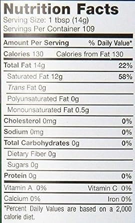 100% Organic Extra Virgin,Coconut Oil,84 Fl .oz,beauty aid and cooking oil