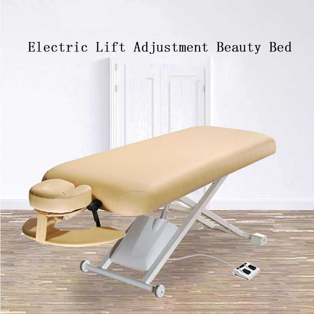 Elektrischer Massagetisch, Body Sculpting Tisch mit 7,5 cm Mehrschichtigem Kleinem Zellularem Weichem Schwamm, für Massage Tattoo Beauty Clubs