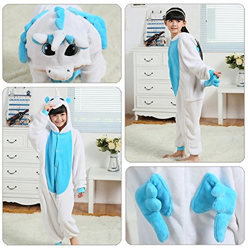 Tongchou Unisex Pigiama Bambini Costumi Halloween