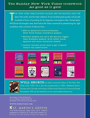 Image of The New York Times Sunday Crossword Omnibus Volume 8