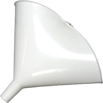 Chef Craft Select Plastic Folding Funnel, 5 inch Diameter 12 Ounce Capacity, White