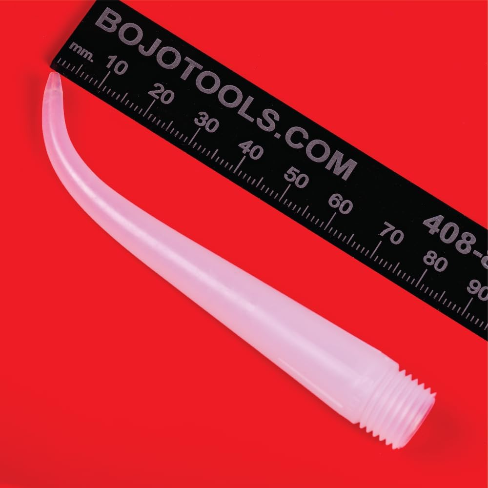 Bojo Tools - 4-Inch Nozzle 1/16" Exit Hole 1/4" NPT Threads 30-Degree Bent Tip, P/N: SAN-4NPT-4-30-63-PE, 10-PACK
