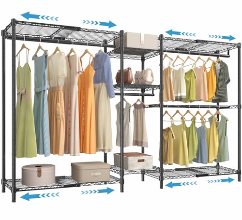 Image of VIPEK Classic V6X Dynamic Closet System, Expandable Garment Rack