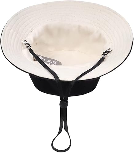 Miniatura 3 de Zylioo Sombrero de pescador de lana extragrande de gran tamaño,Sombreros de pescador cálidos de invierno reversibles,Sombrero de sol de pesca de
