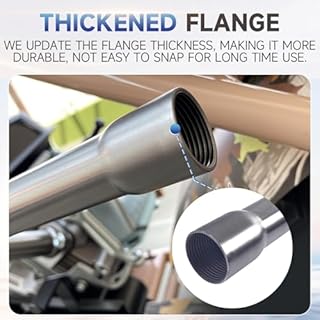 Upgrade Exhaust Pipe With Female Threaded For Predator 212cc 196cc Go Kart& Mini Bike, For Coleman Powersports CT200U,CT200U-EX,BT200X, For Honda GX160,GX200