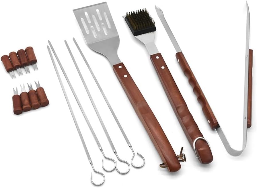 BBQ Tool Set Rubber Box Combination