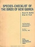 Species-Checklist of the Birds of New Guinea.