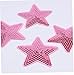 10pcs / Lot Pink Remiendo Del Hierro Con Lentejuelas De Estrella En Estrella Cosen En Los Parches Bordados Apliques Para Sombreros Vestido De Niña T Shirts Bolsas Ropa Pantalones Bolsas Pegatinas