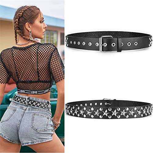 Goth Punk Belt Men's and Women's Punk Belt Belt Rivet Belt for Women and Men4