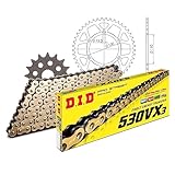 Kettensatz DID Stahl 530VX3 / 112 Endlos für Bombardier - Can-am DS Baja X 650 ccm