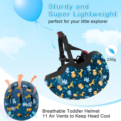 Image of Toddler Helmet, Baby Infant Kids Bike Helmet for Kids Age 1-3 /2-4 /3-5 /5-8 Adjustable Toddler Bike Helmets for Boys Girls for Scooter Skateboard Cycling