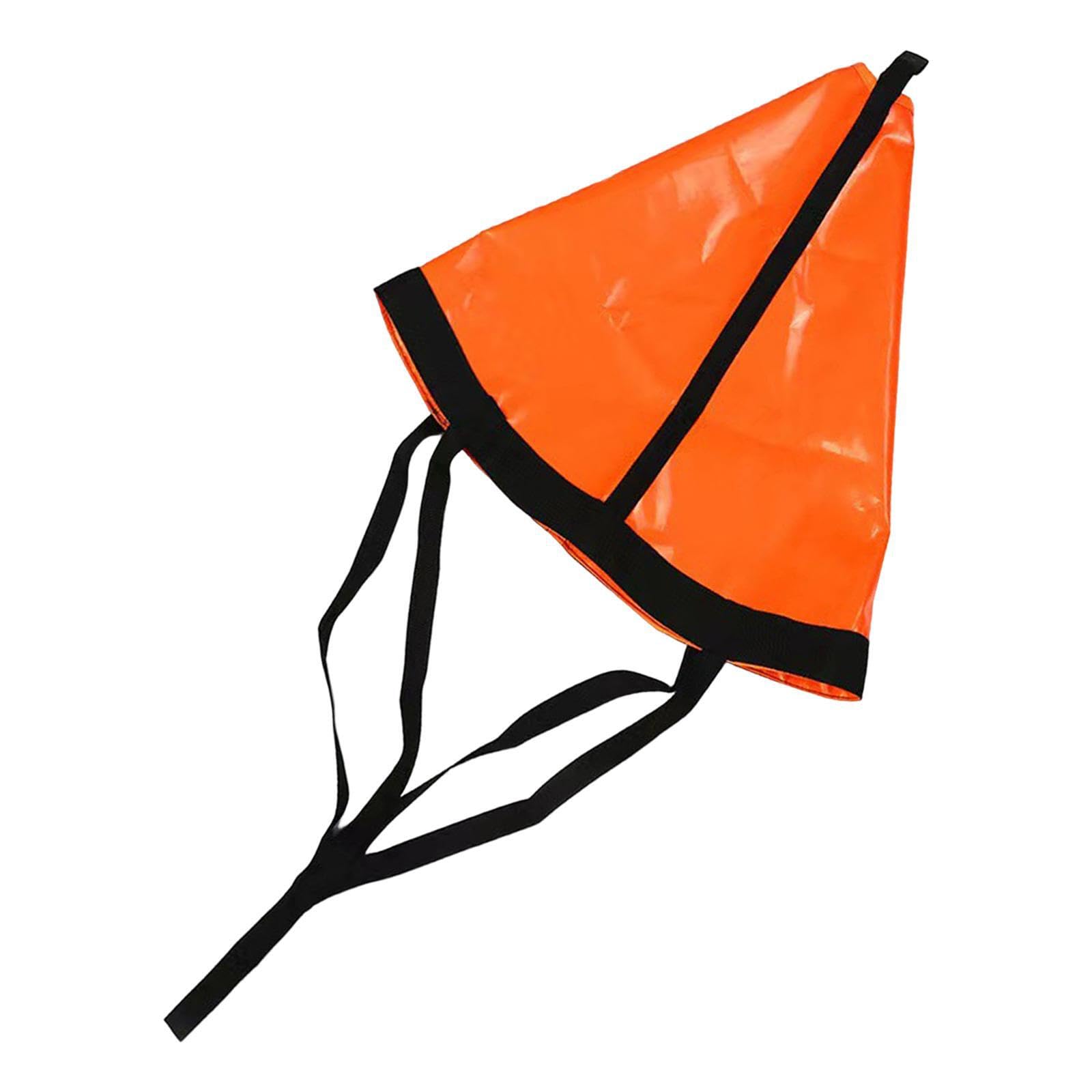 Ancora galleggiante versatile con freno a calzino per barche da pesca, canoa, barche a motore, o kayak. L'ancora galleggiante è realizzata in resistente tessuto di PVC