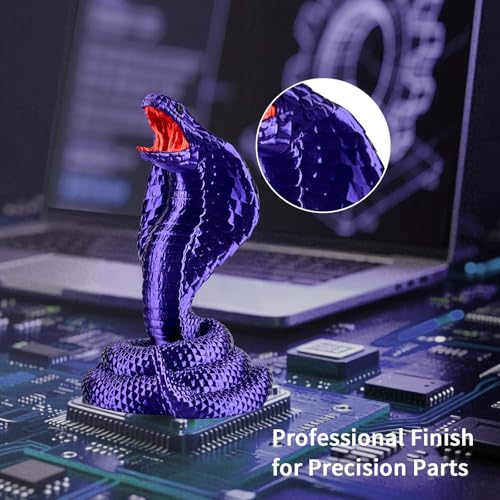 Image of ERYONE Silk PLA Filament for 3D Printer 1.75mm + /- 0.03mm, Shiny Filament 1kg (2.1lbs) /Spool, Dark Purple