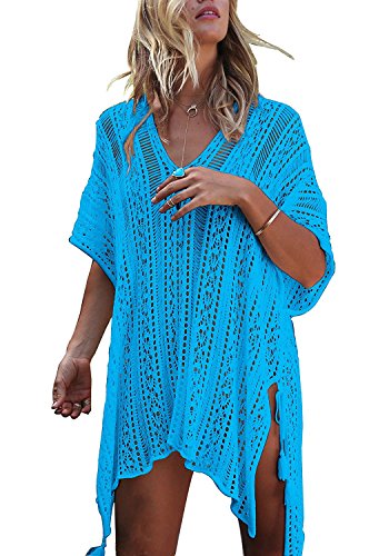 HARHAY Women's Summer Swimsuit Bikini 2023 Beach Swimwear Crochet Cover up