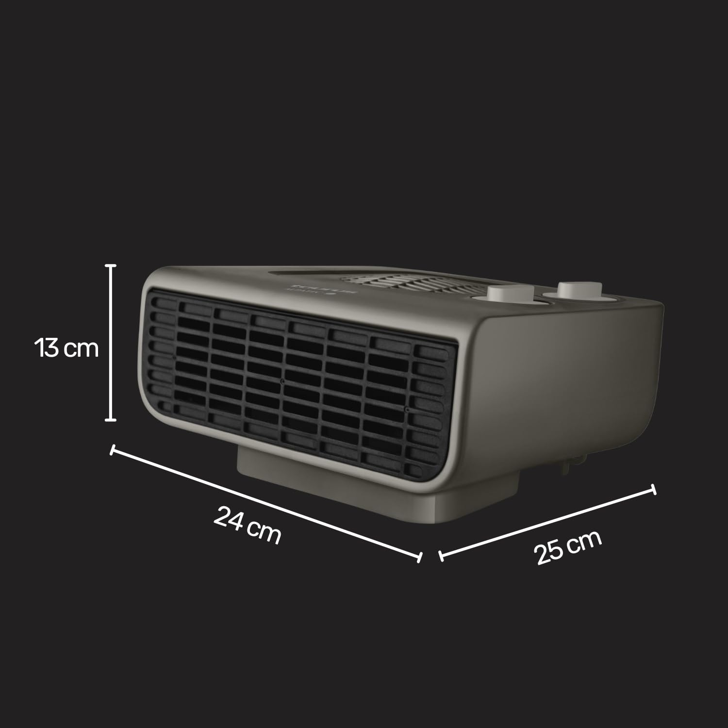 Taurus Tropicano Java 2100 IP Termoventilatore, Riscaldatore, 2 Impostazioni di Calore, 2000 W, Funzione Ventola, Termostato Regolabile, Spia Luminosa, Silenziosa, Grigio