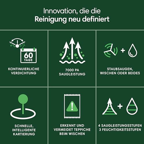 iRobot Roomba 205 DustCompactor Combo Saugroboter - Automatische Staubverdichtung im Roboter, kein Entleeren für 60 Tage, Beutellose, Power-Lift-Saugkraft, Wischen, LiDAR