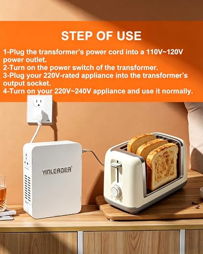 Convertisseur 110v 220v Yinleader transformateur 1000W tension basse solution