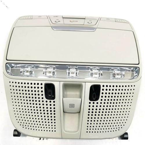 Car Reading Light Sunroof Switch for Mercedes Benz 253 GLC200 GLC260 GLC300 GLC43 0009008406,Car Interior Overhead Console Dome Light Reading Lamp Sunroof Switch Parts.,A-Black(Normal/B-Beige)