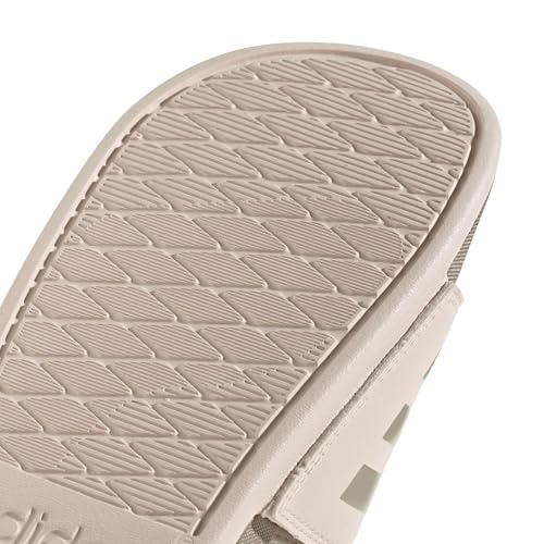 adidas adidas Womens Adilette Comfort Sportswear, Wonder Quartz/Champagne Metallic/Champagne Metallic, 9