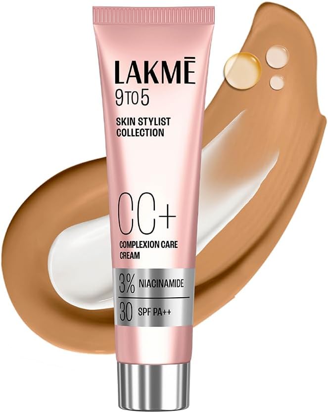 Lakme 9 to 5 Complexion Care CC Cream, Almond, 30g