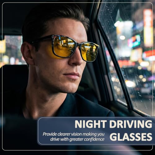 Image of LVIOE Night Vision Driving Glasses for Women Polarized