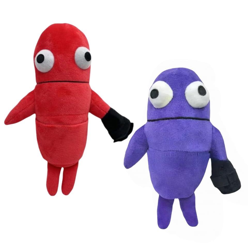 TONGMAN 2pcs R.E.P.O Plush Toy,25cm Soft R.E.P.O Horror Game Stuffed Animal,Mailbox Man Plushies
