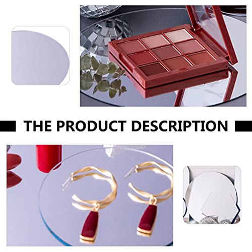 SOIMISS Círculo de Acrílico Transparente Folha 4Pcs Painel Tabela de Exibição de Riser Acrílico Espa