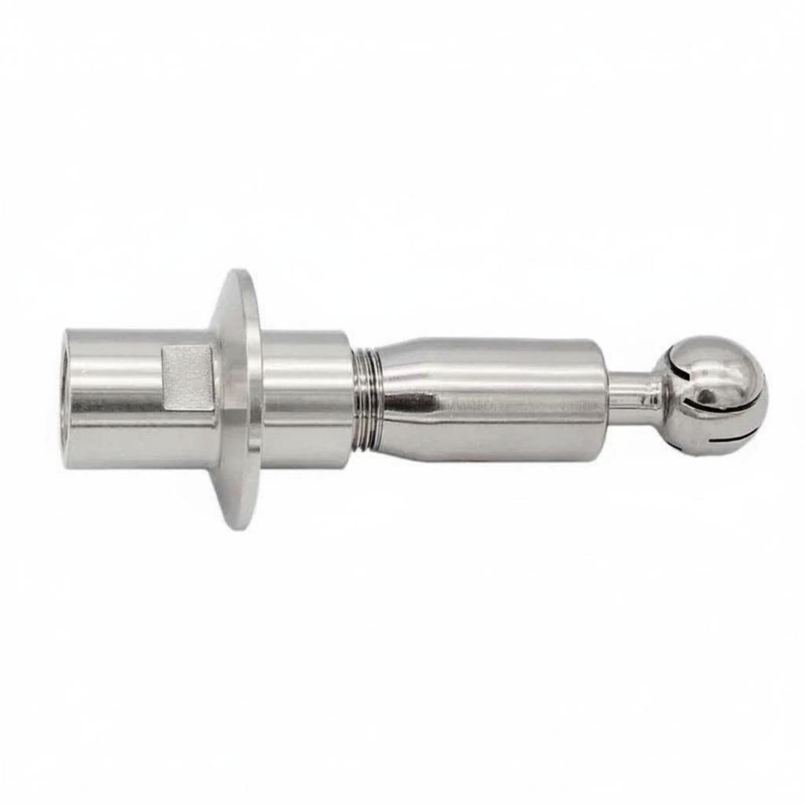 Rotary Spray Ball 1.5 Inch Three-Bolt Flange Spray Ball NPT Threaded Rotary Tank Washer for, Sanitizing Internal Thread-image-1