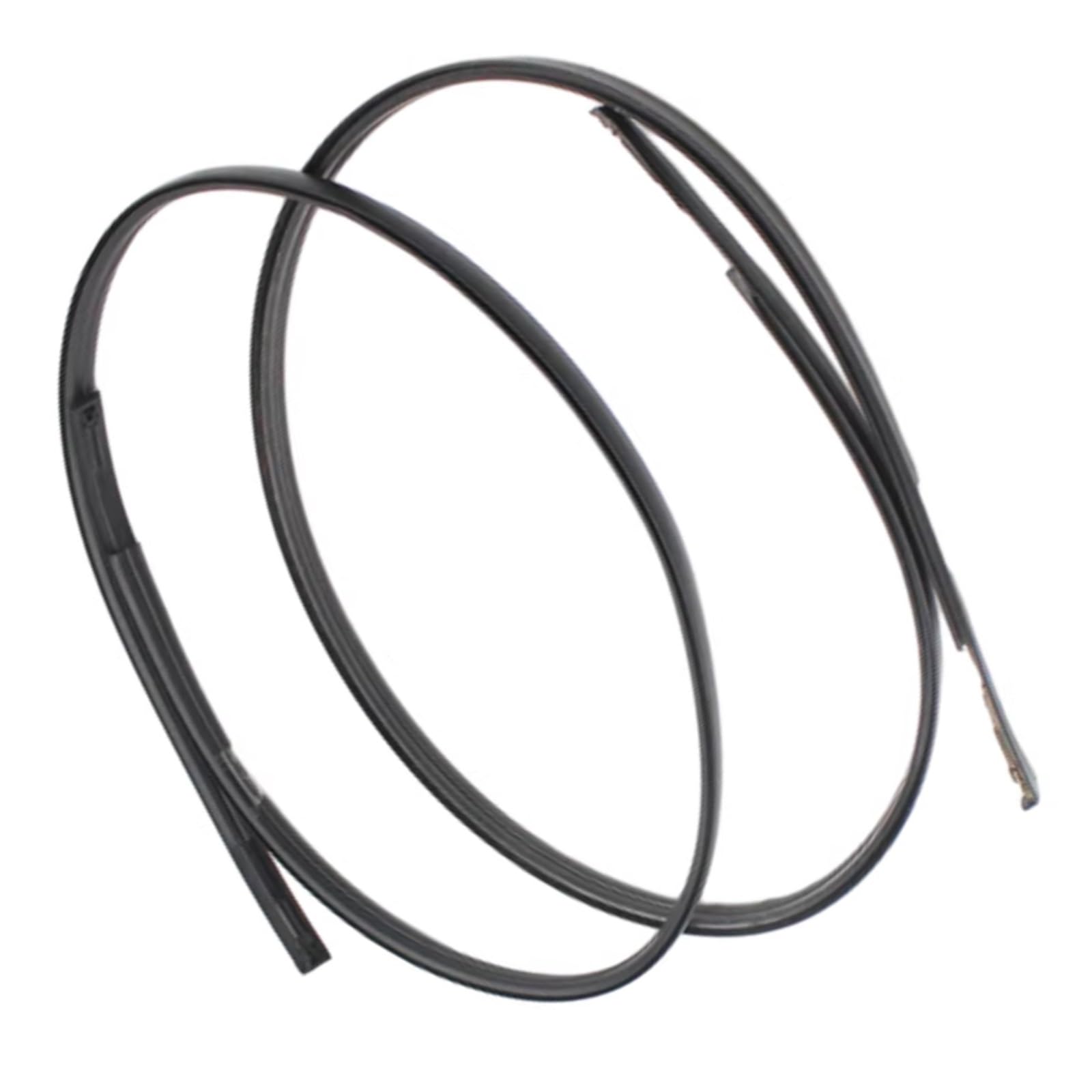 Roof Weatherstrip Trim Compatible with Toyota for Corolla 2009 2010 2011 2012 2013 Car Roof Drip Finish Moulding Seal Strips Trim 75556-02120 75555-02110