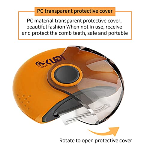 Joypaws-3-in-1-Haustier-Fellpflege-Kamm-fuer-Katzen-und-Hunde-Orange