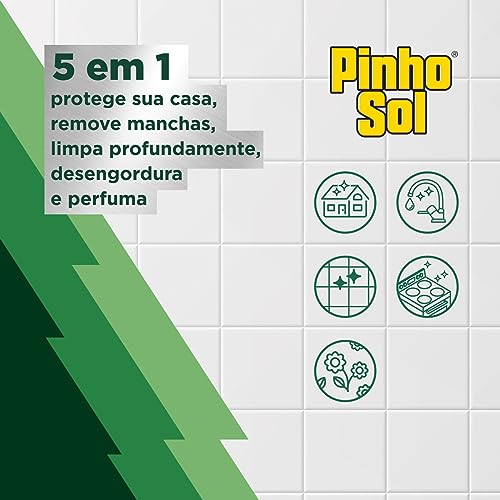 Pinho Sol Limpador Diluível Limpeza Pesada Eucalipto 500Ml
