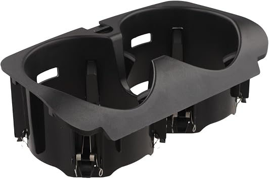 KiraKira Front Center Console Cup Holder for Mercedes-Benz C-Class W205 E-Class W213 GLC W253 CLS W257 V-Class, Replaces A2056800691, Black