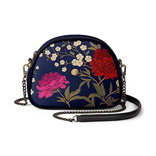 DailyObjects Arch Sling Crossbody Bag For Women| Vegan Leather Purse With Slip Pocket| Zip Closure With Detachable Brass Chain & Shoulder Pad| Storage Space For Everyday Essentials