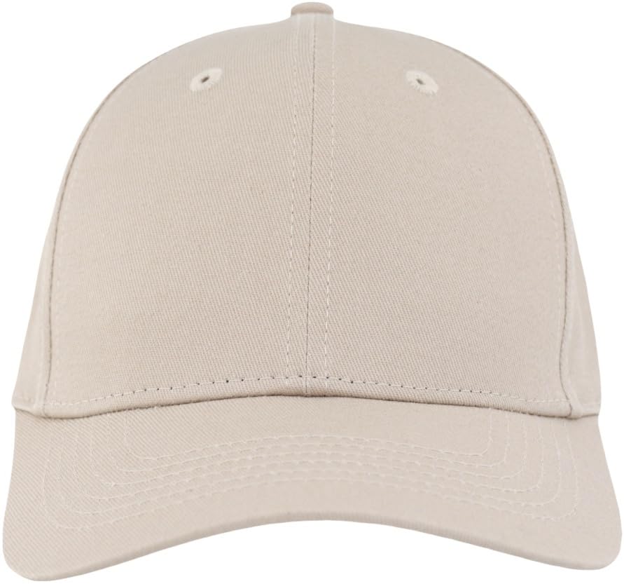 Image of Structured Baseball Dad Hat Fits One Size & XXL - Adjustable Golf Cotton Ball Cap - Plain Blank Casual Caps for Men Women