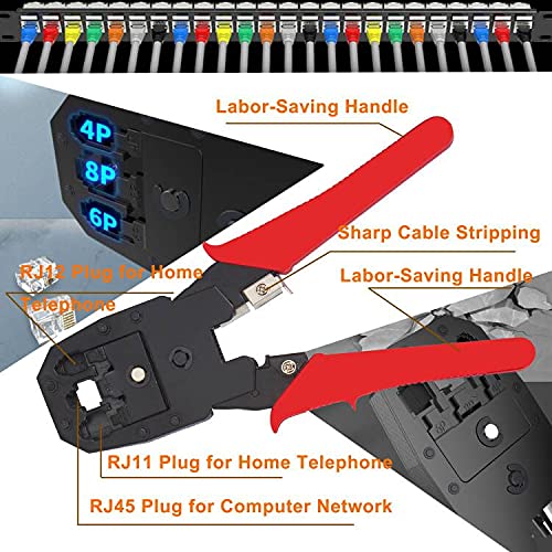 Coupeur et sertisseur Cat5 Cat6 pour réparer une connexion internet LAN - 2