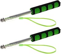 Vista 32 de Othmro 4 punteros telescópicos huecos para profesores, puntero de enseñanza para aula, puntero retráctil de mano de metal de longitud extendida