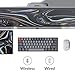 Keychron K12 60% Layout Hot-Swappable Bluetooth Wireless/USB Wired Mechanical Keyboard with Gateron G Pro Brown Switch White LED Backlit, Compact 61-Key Computer Keyboard Compatible with Mac Windows