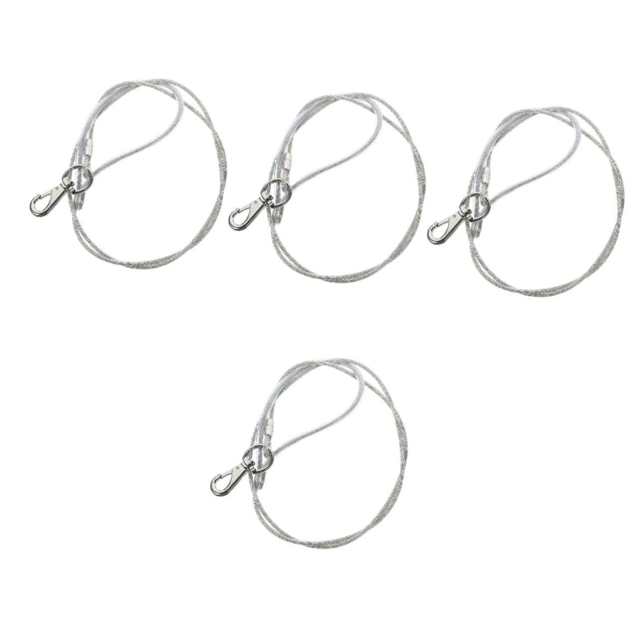 HANABASS 4pezzi Guinzaglio Per Resistente Strappi Masticabile e Accessorio Per e Addestramento