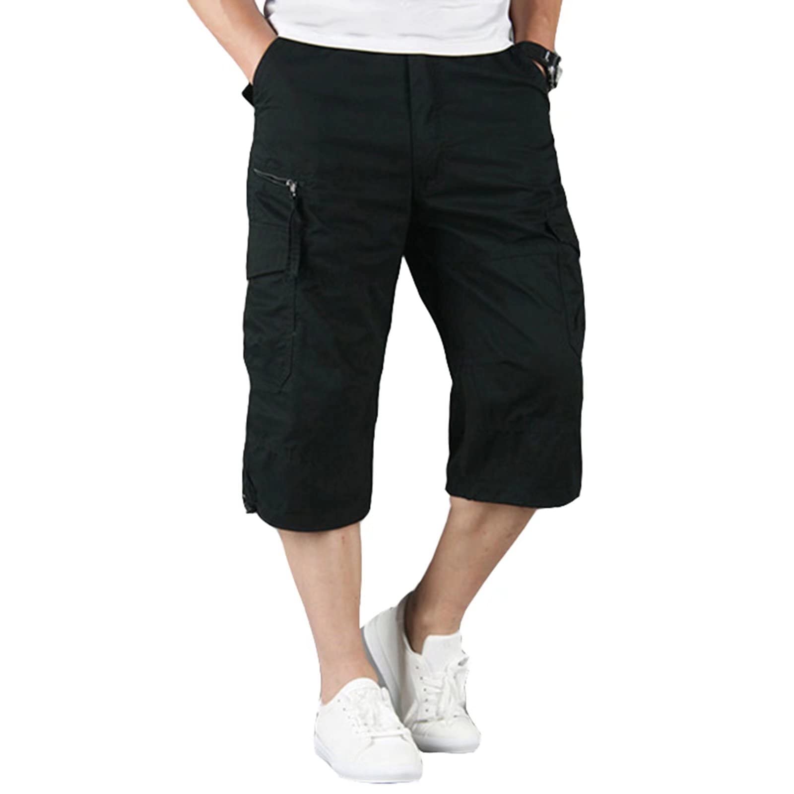 DongBao Men's Casual Summer Combat Cargo Shorts Work Shorts Outdoor Hiking Tactical Fishing Shorts